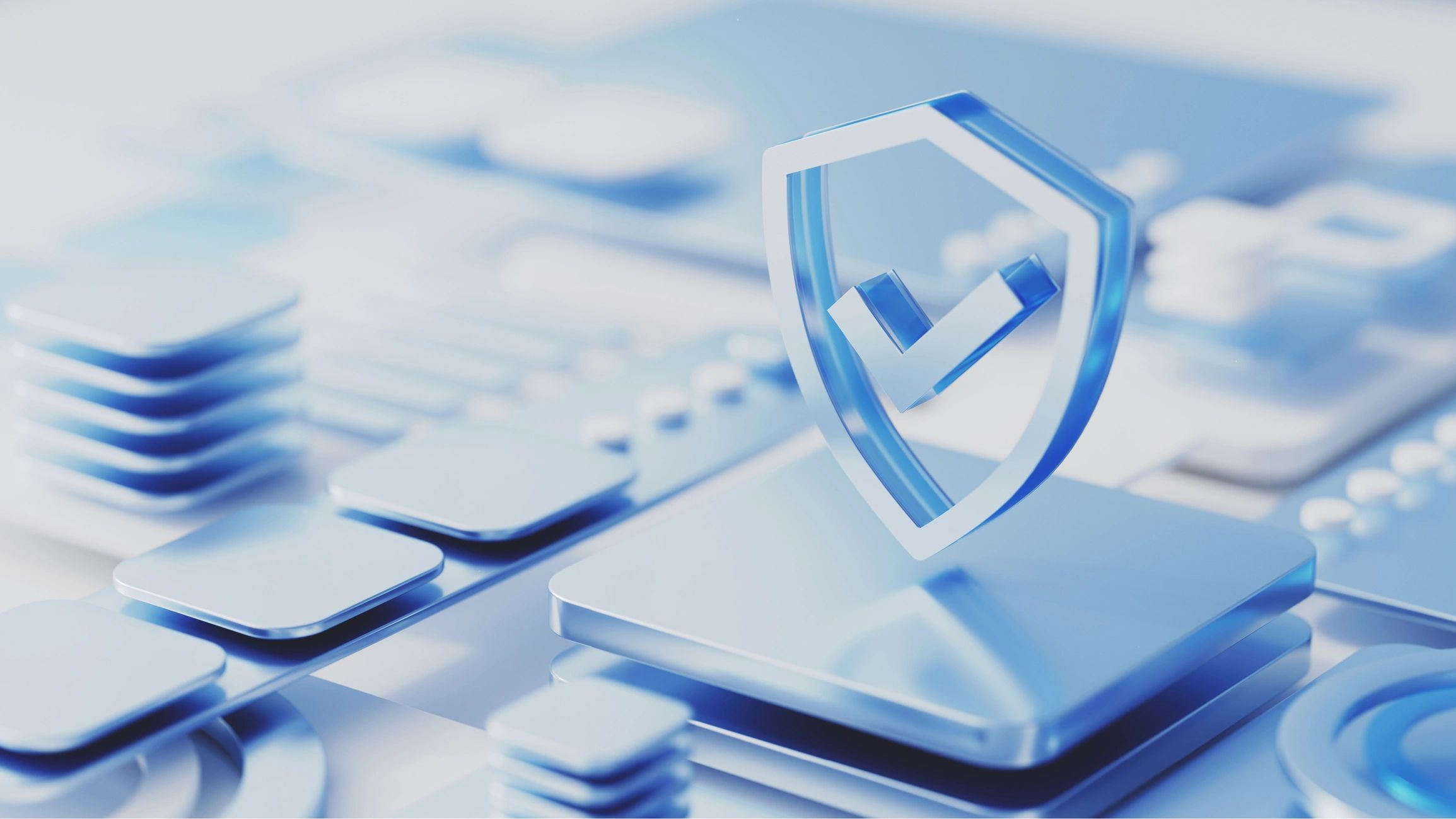 Shield icon representing secure data protection